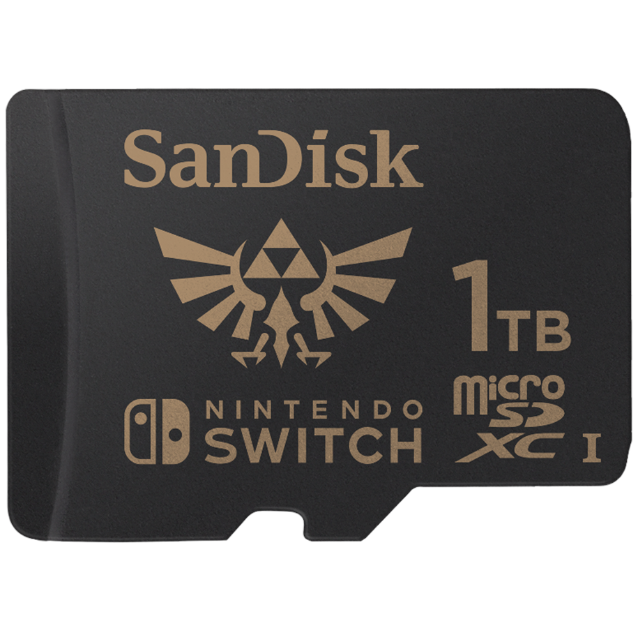 Speicherkarten - SANDISK Nintendo Switch microSD - 100MB/s - 1TB - Zelda edition - SDSQXAO-1T00-GN6ZN