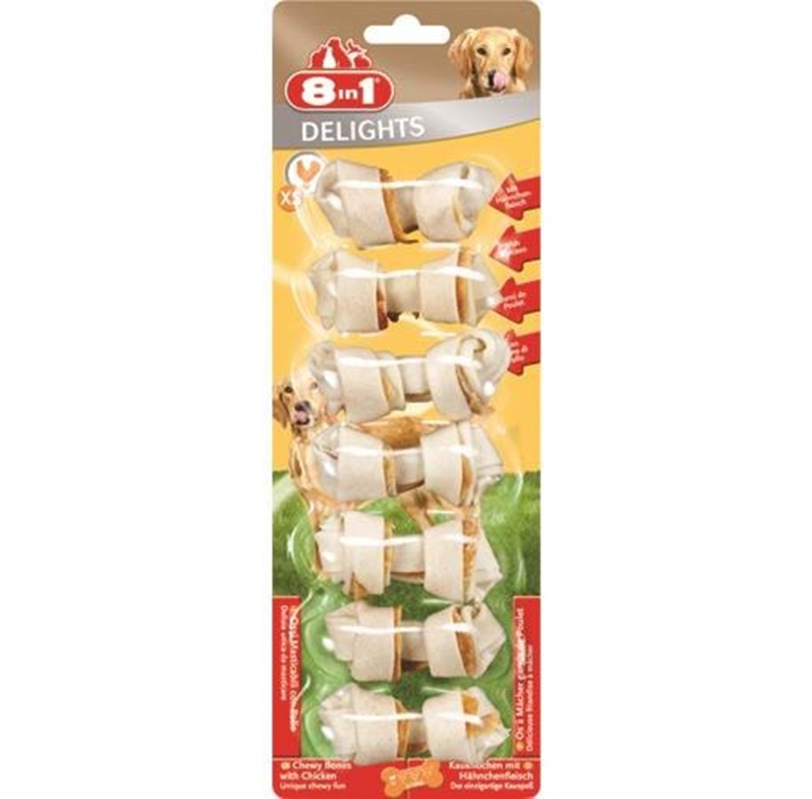 Hunde - 8 in 1 8in1 Delights Bones XS 7 pcs. - T660307