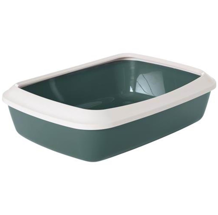 Katzen - Savic Iriz + Rim Litter Tray 42cm - Nordic green - K0263NG