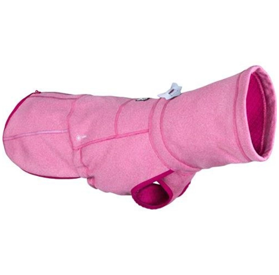 Hunde - Hurtta Razzle-Dazzle midlayer fleece jacket 65 cm Beetroot - H934044