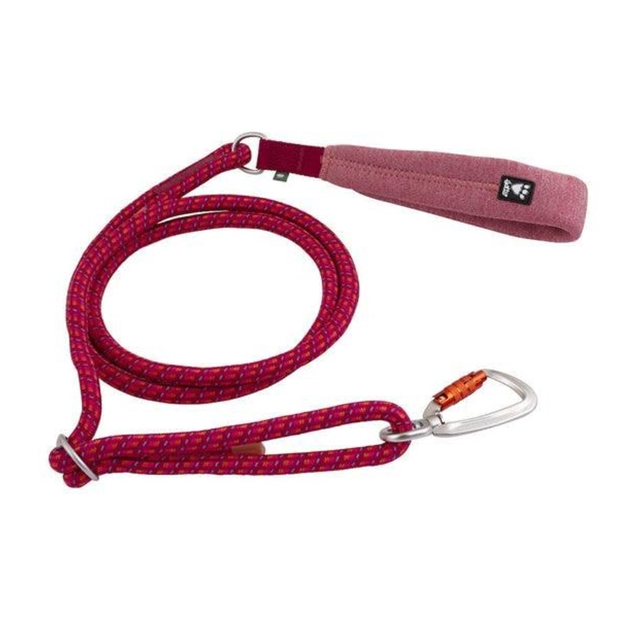 Hunde - Hurtta Adjustable rope leash ECO beetroot 120-180cm/6mm - H934199