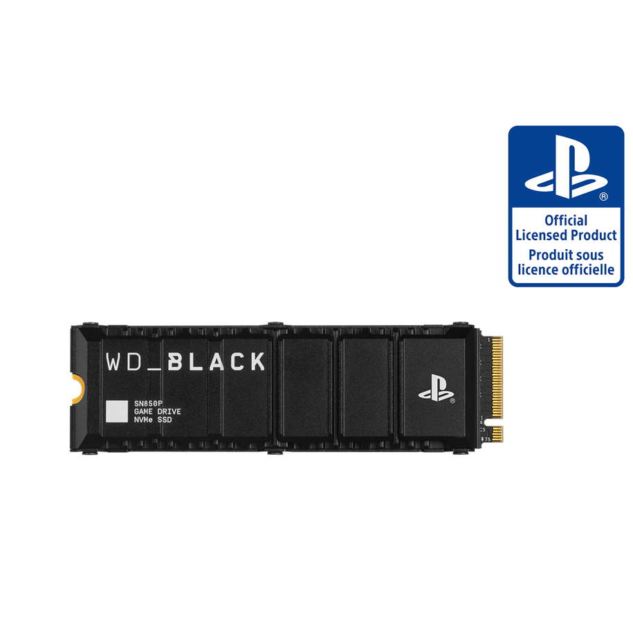 SSD - SANDISK WD Black SN850P SSD for PS5 - 4TB - PCIe 4.0 - M.2 2280 - WDBBYV0040BNC-WRSN