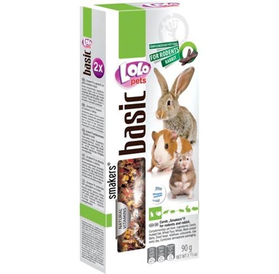 Nagetiere - Lolo Pets Carob Smakers for Hamster & Rabbit - HT71109