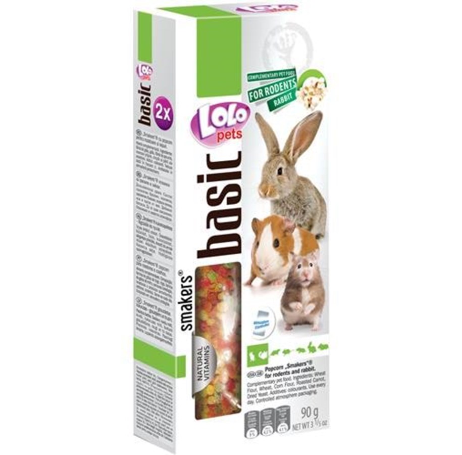 Nagetiere - Lolo Pets 2xseed sticks rodent/rabbit popcorn - HT71111