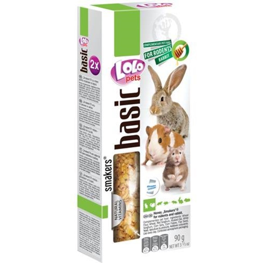 Nagetiere - Lolo Pets 2xseed sticks rodent/rabbit honey - HT71115