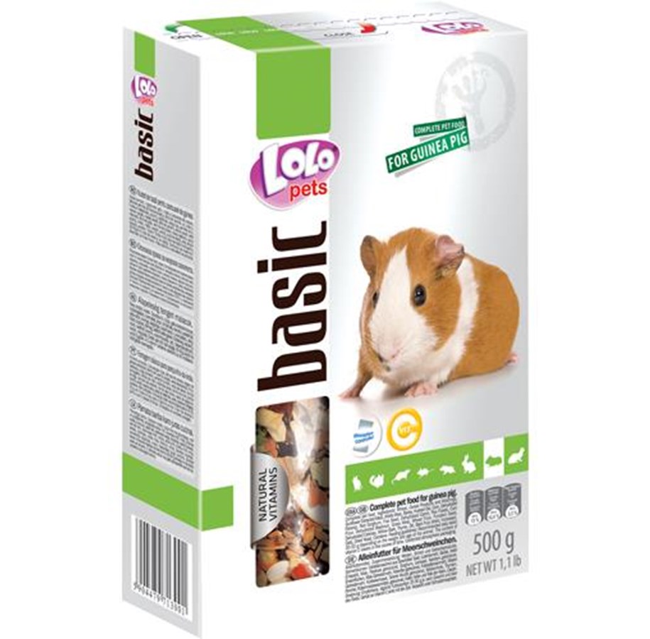 Nagetiere - Lolo Pets Guinea pig feed complete 500g - HT71300