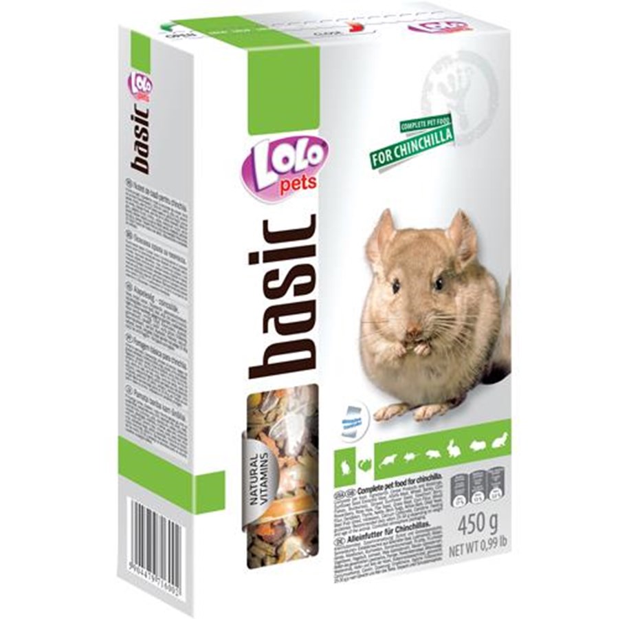 Nagetiere - Lolo Pets Chinchilla feed complete 450g - HT71600