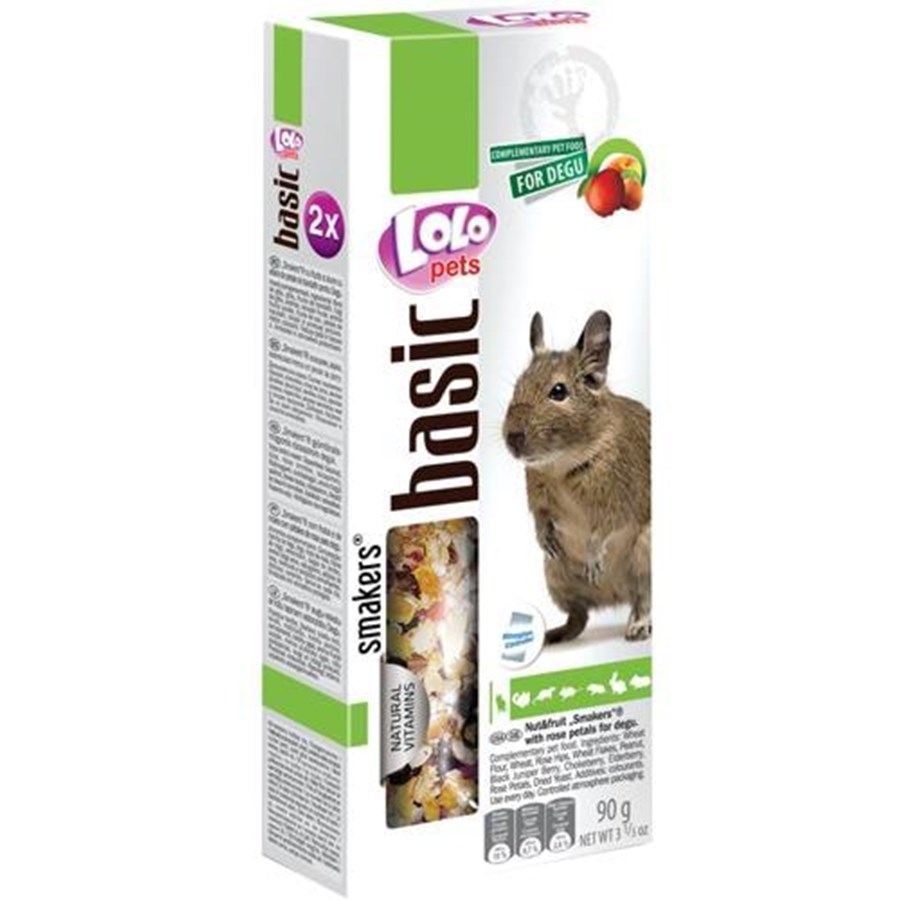 Nagetiere - Lolo Pets 2xseed sticks degus fruit and nuts - HT71705