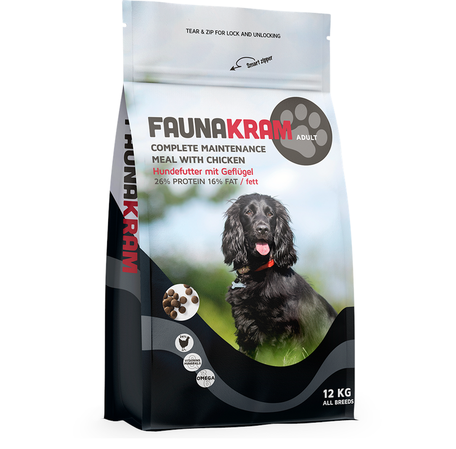 Hunde - Faunakram 12 kg. Maitenance Adult All breed 26-16 - 10100