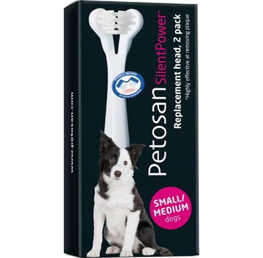 Hunde - Petosan 2x  Replacementhead  S/M - H10084