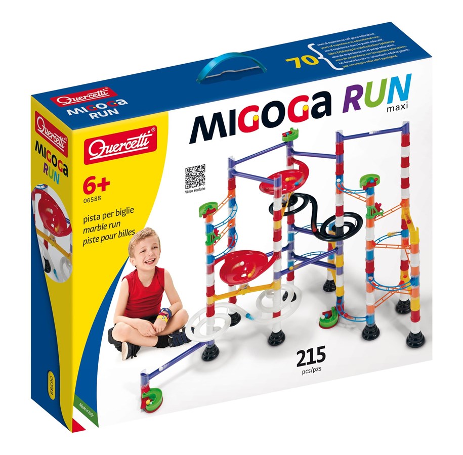 Baby Spielzeug - Quercetti Migoga Marble Run Maxi (215 pcs) - QU-6588