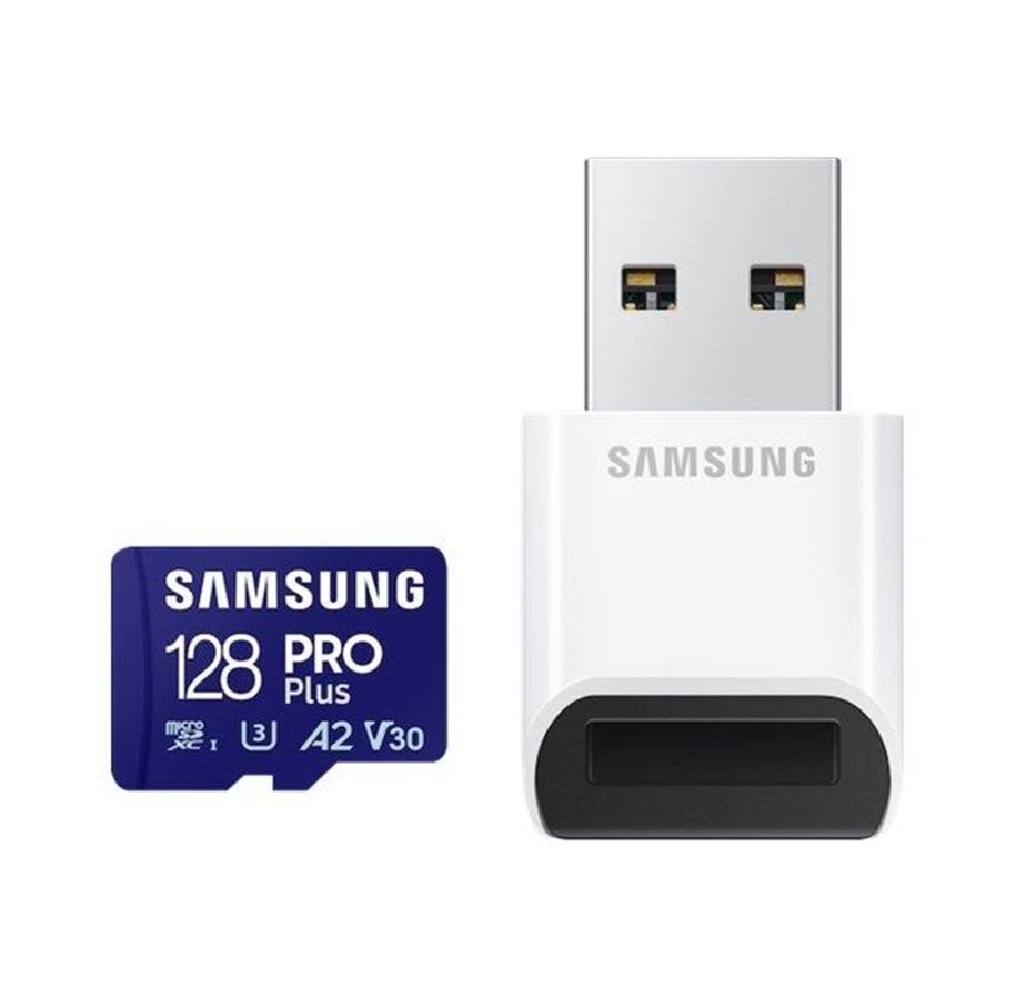 Speicherkarten - Samsung PRO Plus SD + USB Card Reader - 180MB/s - 128GB - MB-MD128SB/WW