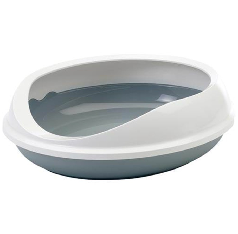 Katzen - Savic Figaro Litter Tray White/Grey - K0268G