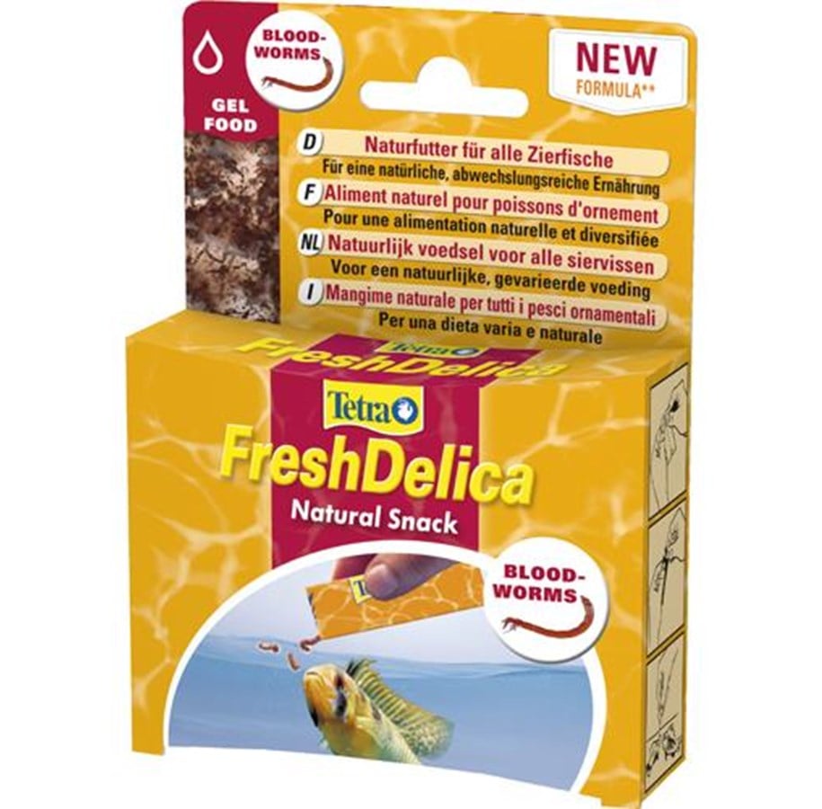 Fische - Tetra FreshDelica Bloodworms 16 x 3g. - T700884