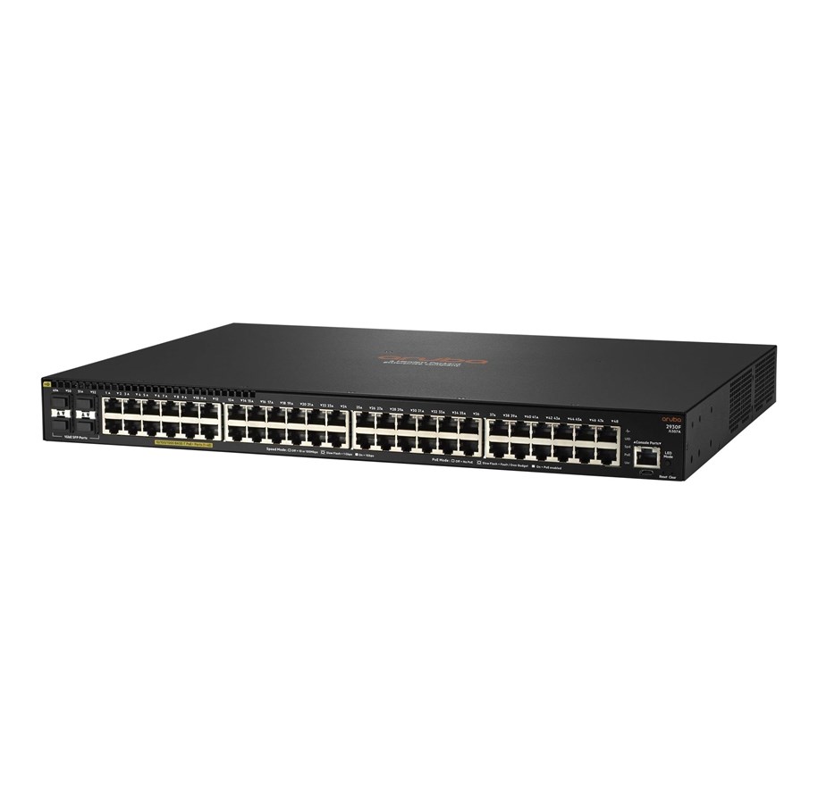 Switches - HP E Aruba 2930F 48G PoE+ 4SFP - JL557A