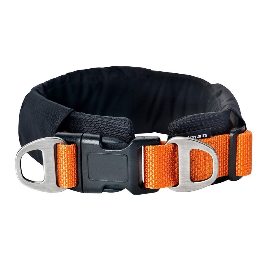 Hunde - Dogman Emmi Gepolstertes Halsband Verstellbar Orange XL (60mm x 57-97cm) - 127010