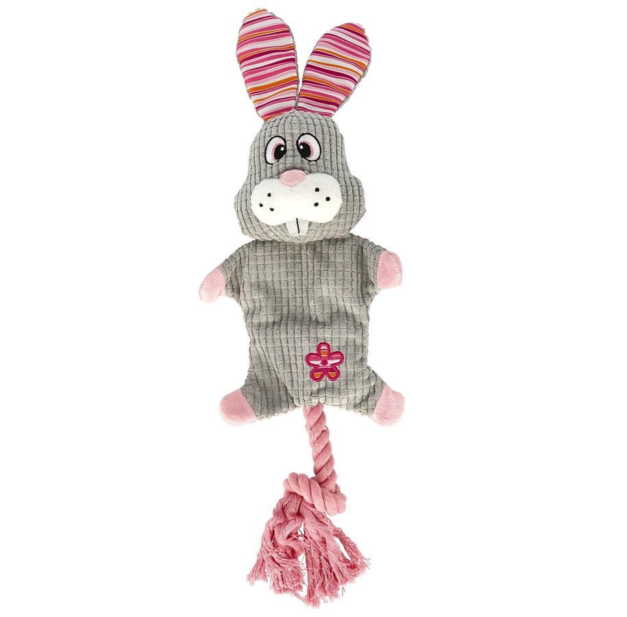 Hunde - Dogman Hundespielzeug Rabbe Prassel Hase 35cm - 334053