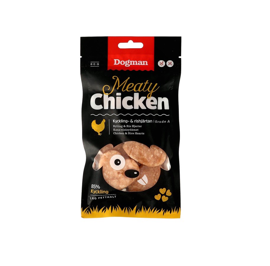 Hunde - Dogman Chicken and rice hearts - 479373