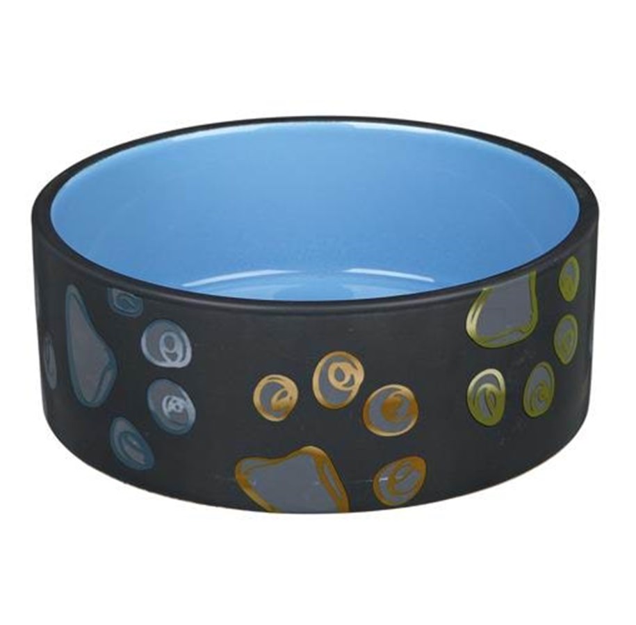 Hunde - Trixie Jimmy Ceramic Bowl 0.75 l/ø 15 cm assorted colours - TX24775