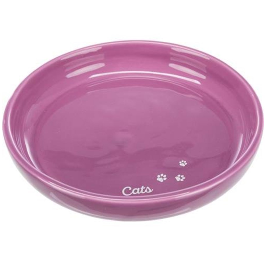 Katzen - Trixie Ceramic Bowl XXL cat 0.35 l/ø 18 cm assorted colours - TX24806