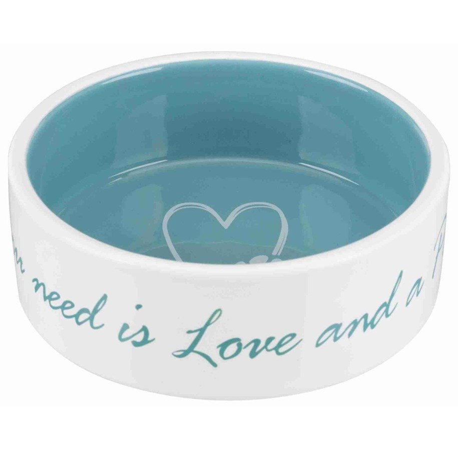 Hunde - Trixie Pet's Home Ceramic Bowl Blue 1.4L 20cm - TX25052
