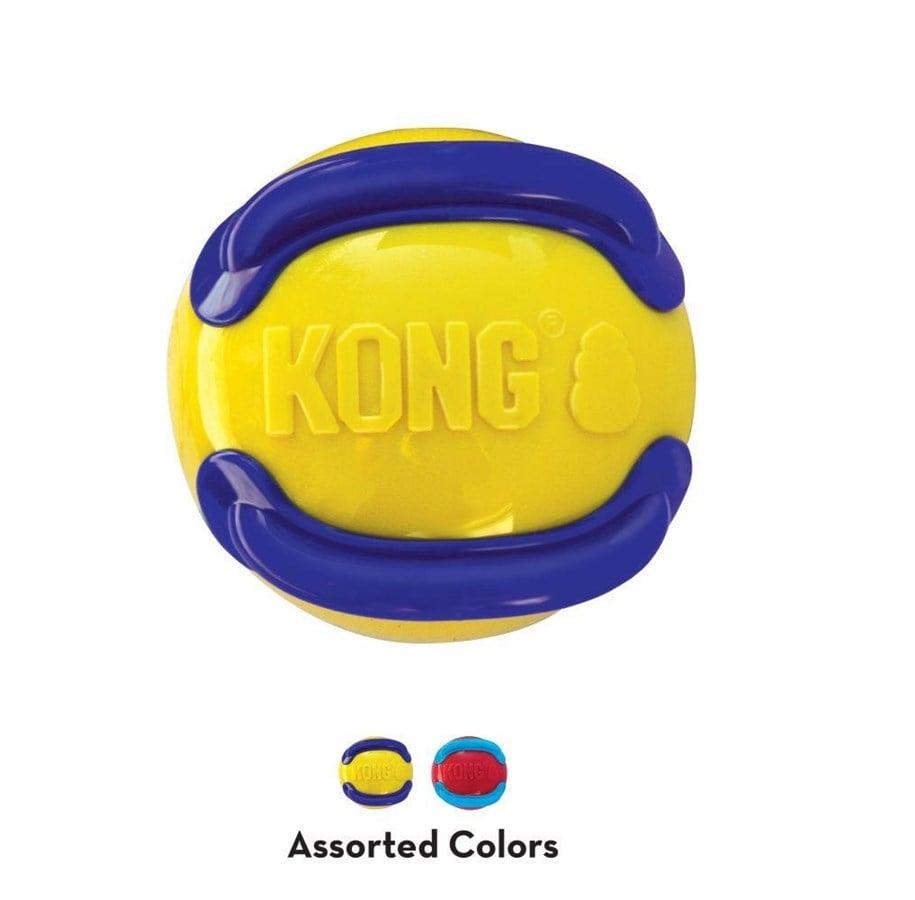 Hunde - KONG Dog Toy Jaxx Brights Ball Assorted Colors Large 7.5cm - 341039