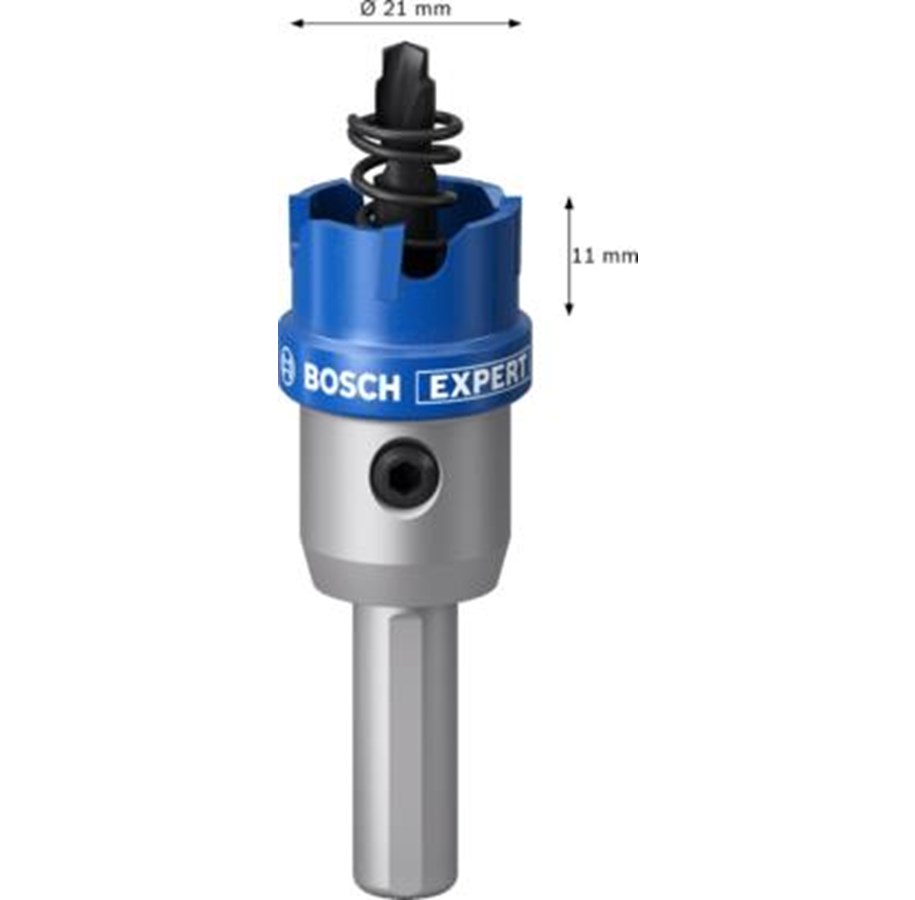 Bohrer & Bits - Bosch EXPERT SHEET METAL HOLE SAWS FOR ROTARY DRILLS/DRIVERS & IMPACT DRILL/DRIVERS 21MM - 2608901404