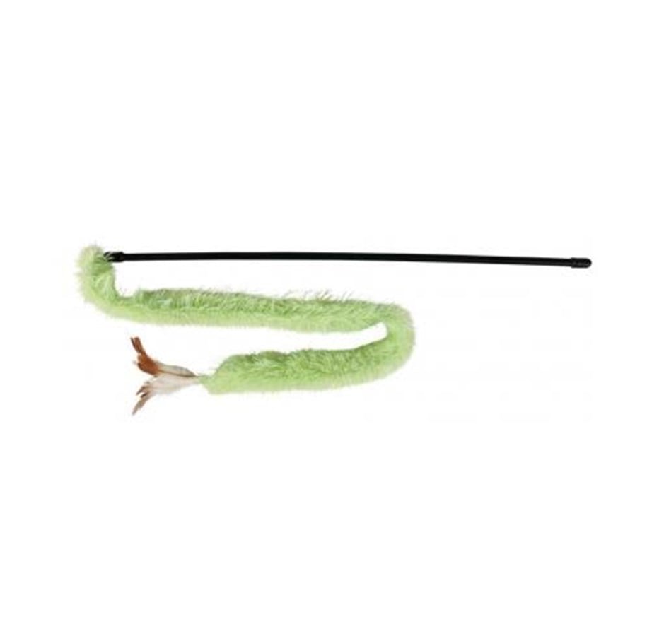 Katzen - Trixie Playing Rod with Plush Strip 48cm - TX45724