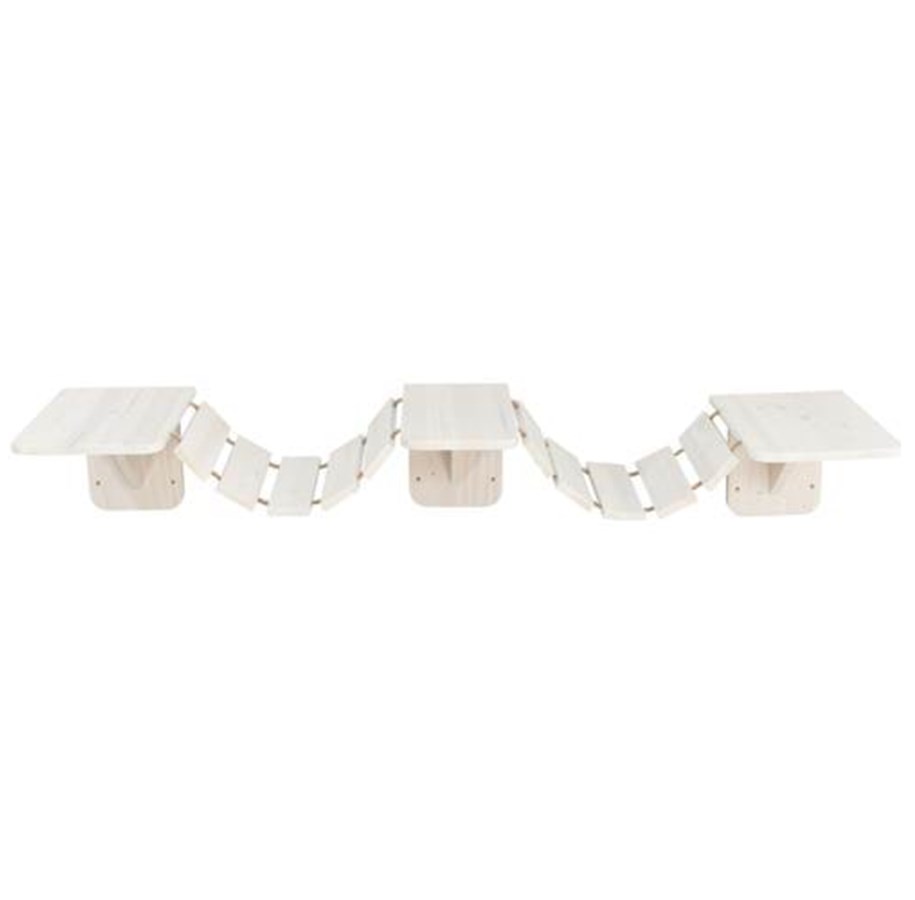 Katzen - Trixie Climbing Ladder for Wall Mounting 150 cm white - TX49931
