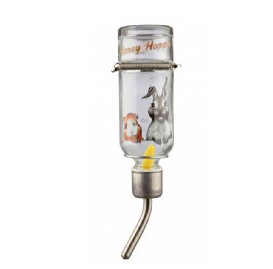 Nagetiere - Trixie Honey & Hopper Glass Water Bottle 125 ml - TX60445