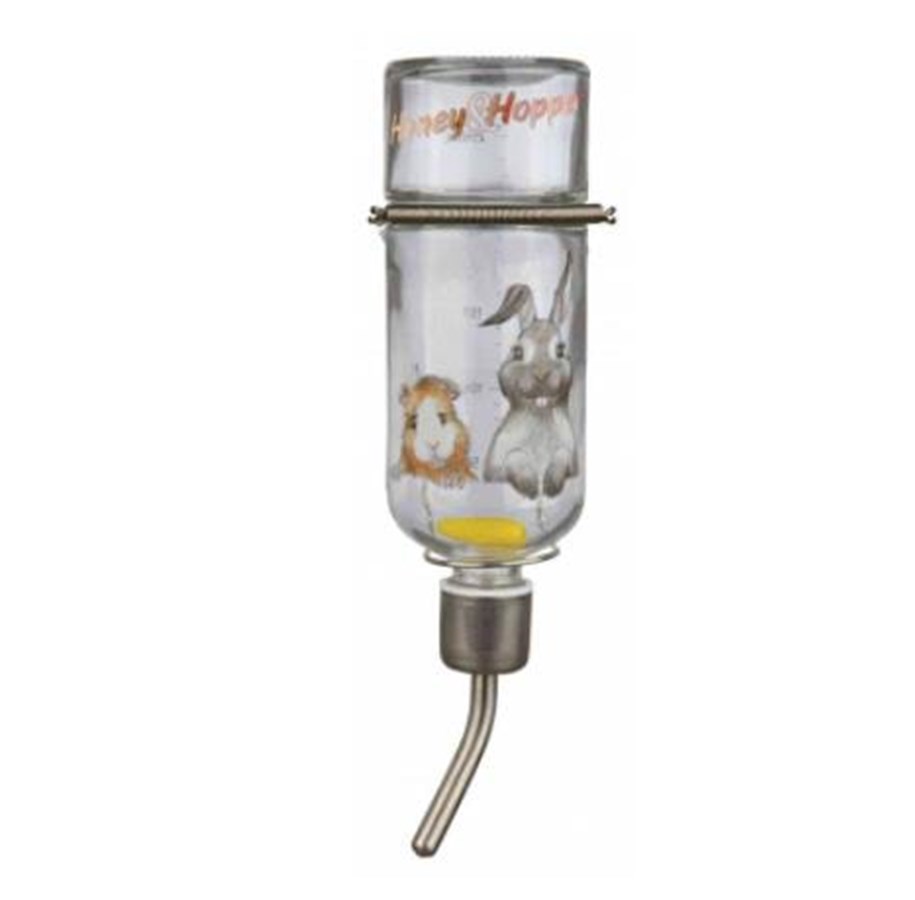 Nagetiere - Trixie Honey & Hopper Glass Water Bottle 250 ml - TX60446
