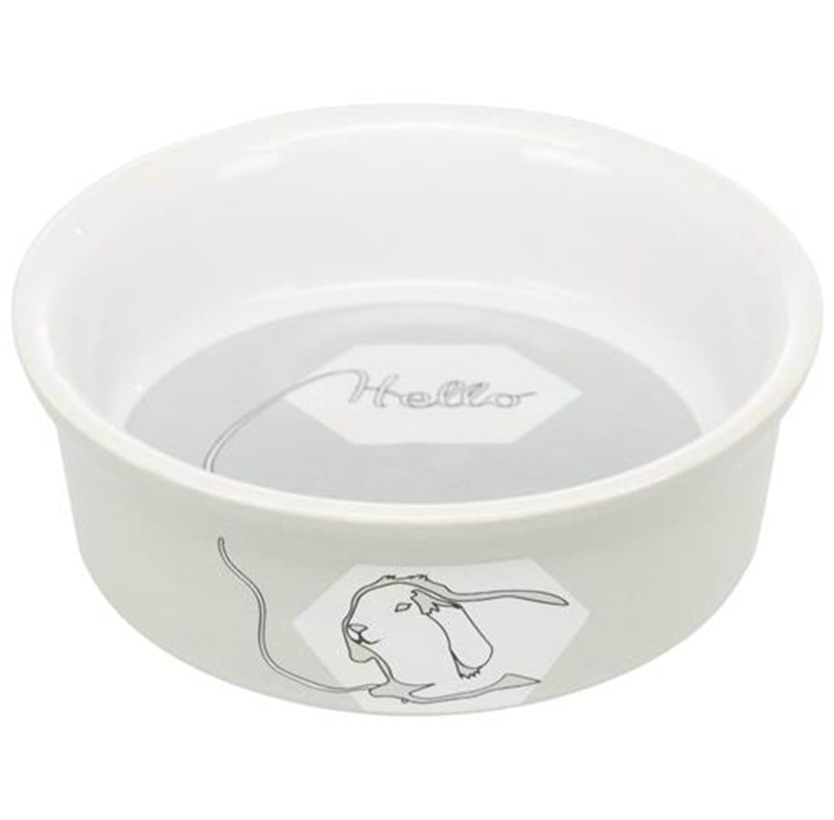 Nagetiere - Trixie Ceramic Bowl rabbit 240 ml/ø 12 cm assorted colours - TX60736