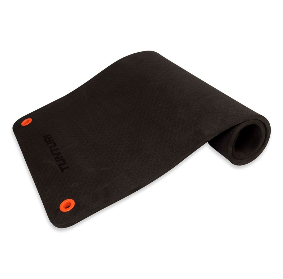 Sport & Fitness - Tunturi Fitnessmat Pro 180 cm. - 14TUSFU266BLACKONE SIZE