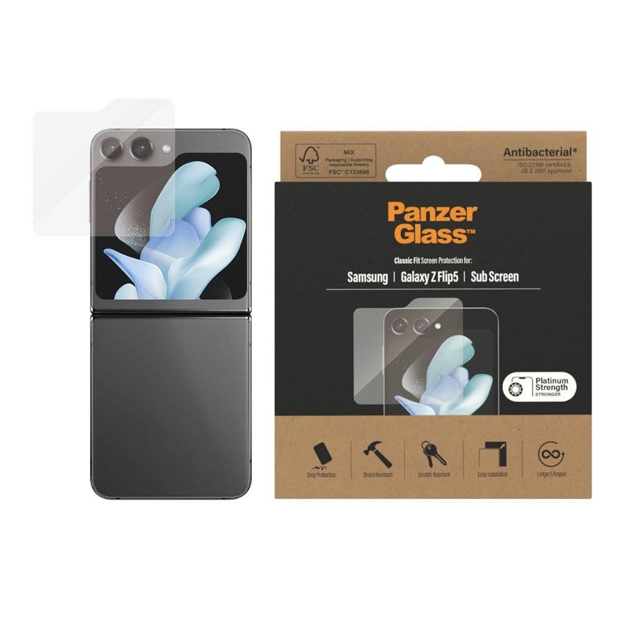 Handys - Schutzfolie - PanzerGlass Screen Protector Samsung Galaxy Z Flip 5 5G - PANZER7337