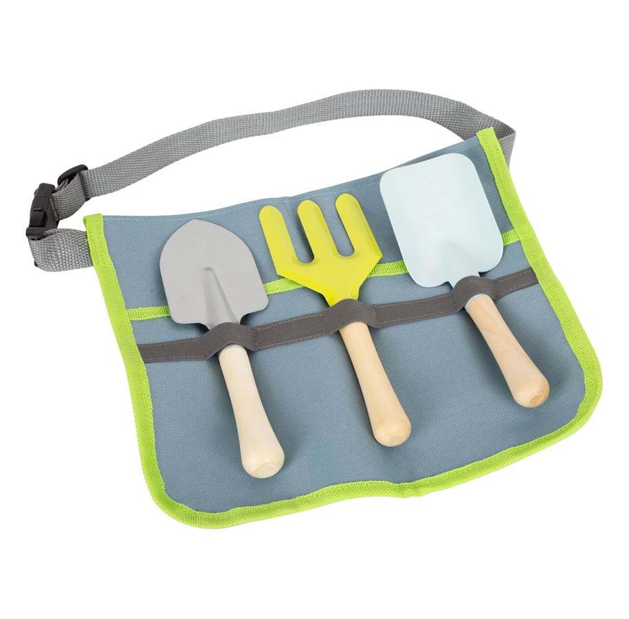 Spiele im Freien - Small Foot - Shoulder Bag with Garden Tools 4 pcs - 11882