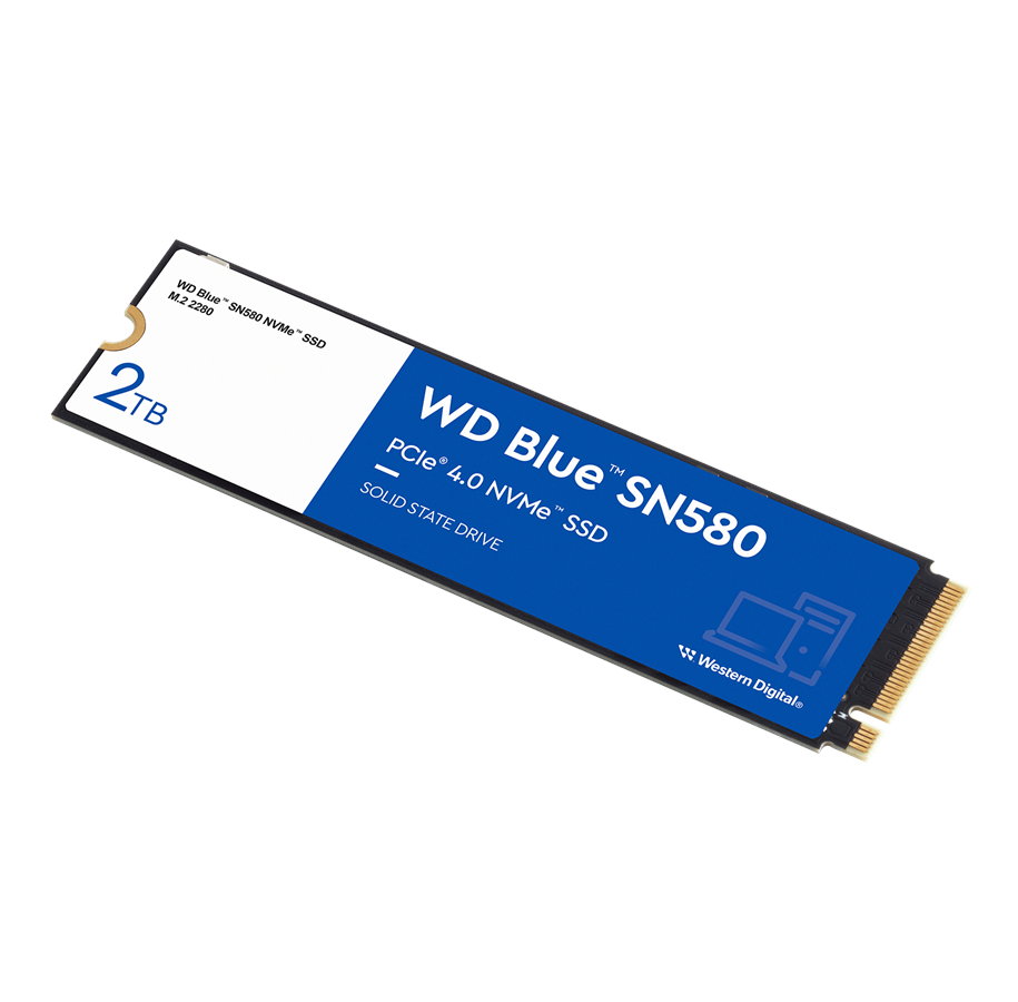 SSD - SANDISK WD Blue SN580 SSD - 2TB - PCIe 4.0 - M.2 2280 - WDS200T3B0E