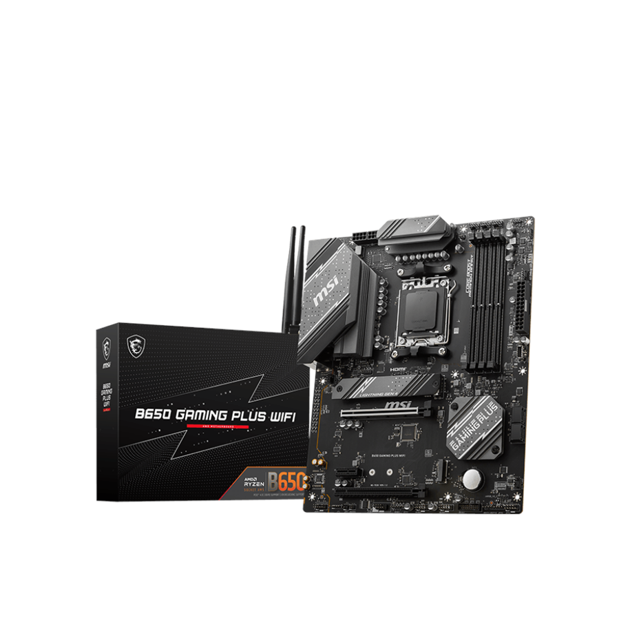 Mainboard - MSI B650 GAMING PLUS WIFI Mainboard - AMD B650 - AMD AM5 - DDR5 RAM - ATX - B650 GAMING PLUS WIFI