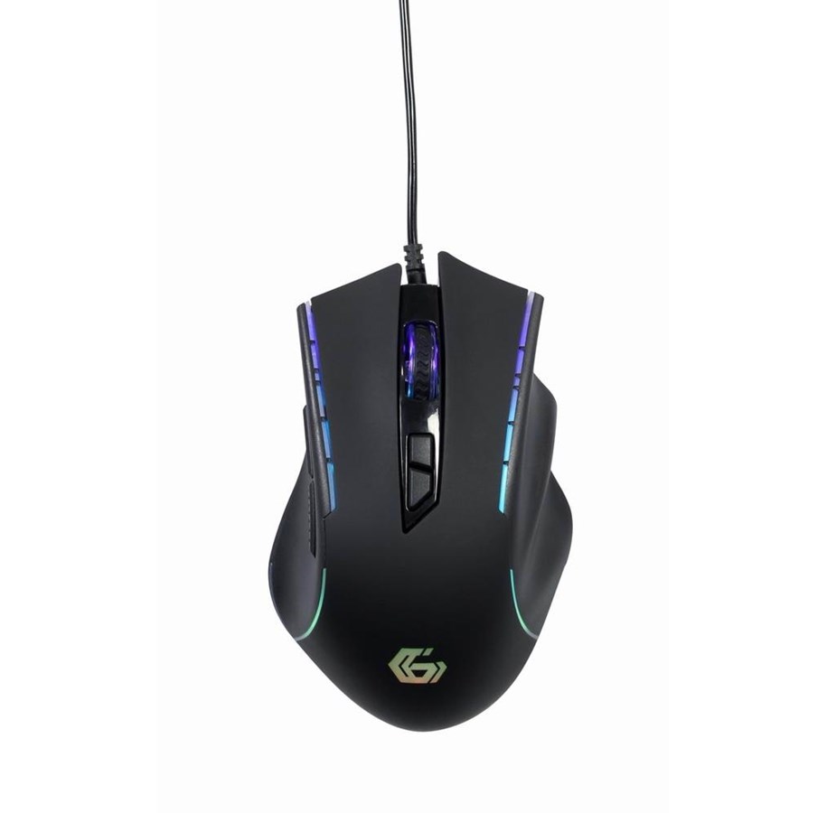 Maus - Gembird Ragnar RX300 - Gaming Maus (Schwarz mit RGB) - MUSG-RAGNAR-RX300