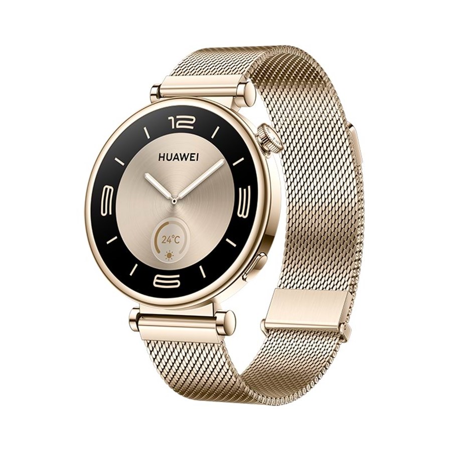 Smartwatches, Pulsuhren, Sportuhren & Schrittzähler - Huawei Watch GT4 41mm - Milanese Gold - 55020BJA