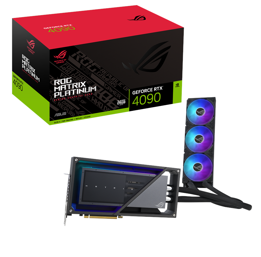 Grafikkarte - ASUS GeForce RTX 4090 ROG MATRIX Platinum - 24GB GDDR6 RAM - Grafikkarte - 90YV0ID7-M0NM00