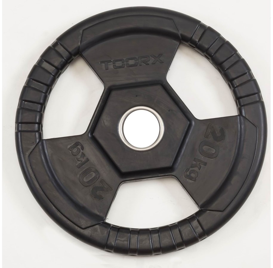 Sport & Fitness - Toorx Weightplate Rubber 20 kg Ø50 - DGG-TG20BLACKONE SIZE