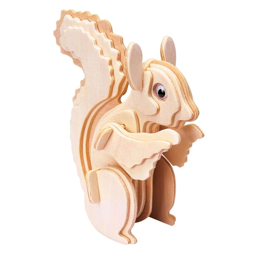 Bausets - Eureka Gepetto's Workshop Wooden Construction Kit 3D - Squirrel - 52473145