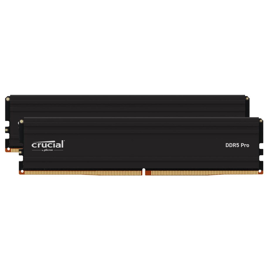 RAM - Crucial PRO DDR5-5600 - 64GB - CL46 - Dual Channel (2 pcs) - AMD EXPO - Schwarz - CP2K32G56C46U5