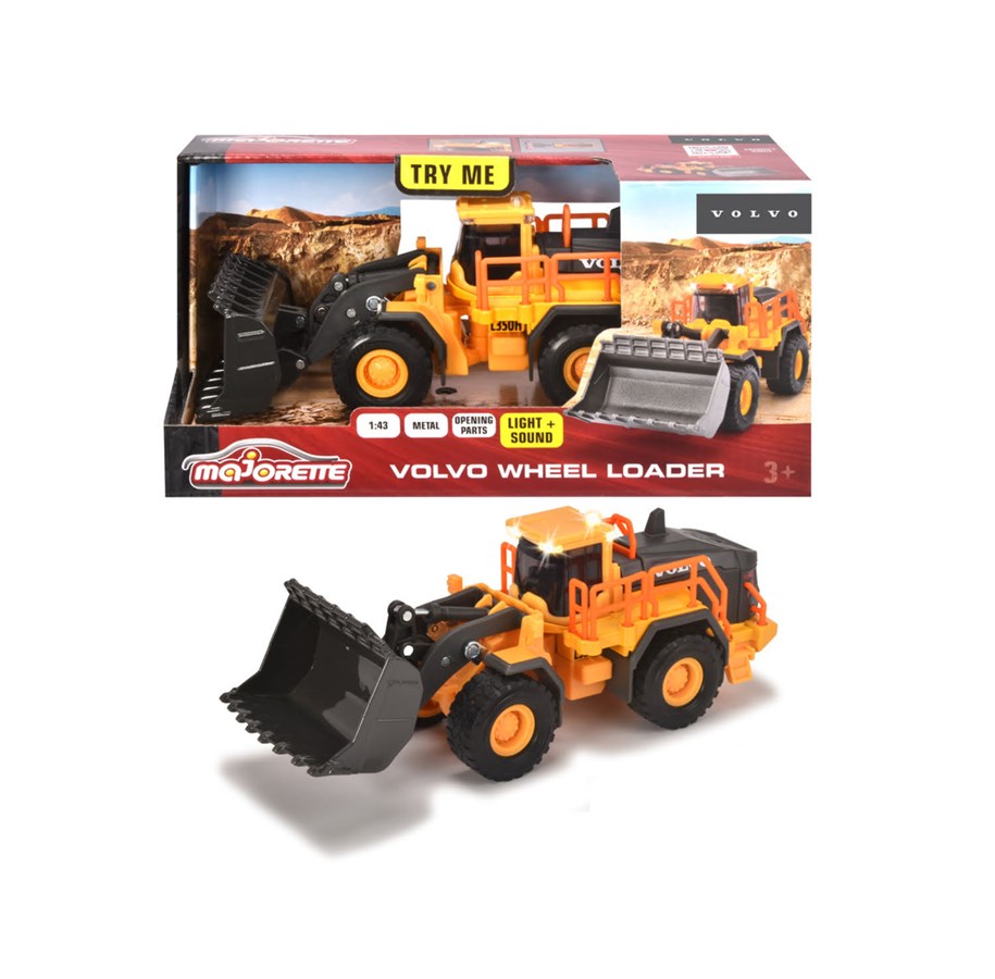 Spielzeugauto - Majorette Volvo WheEvi LOVE Loader - 213723001