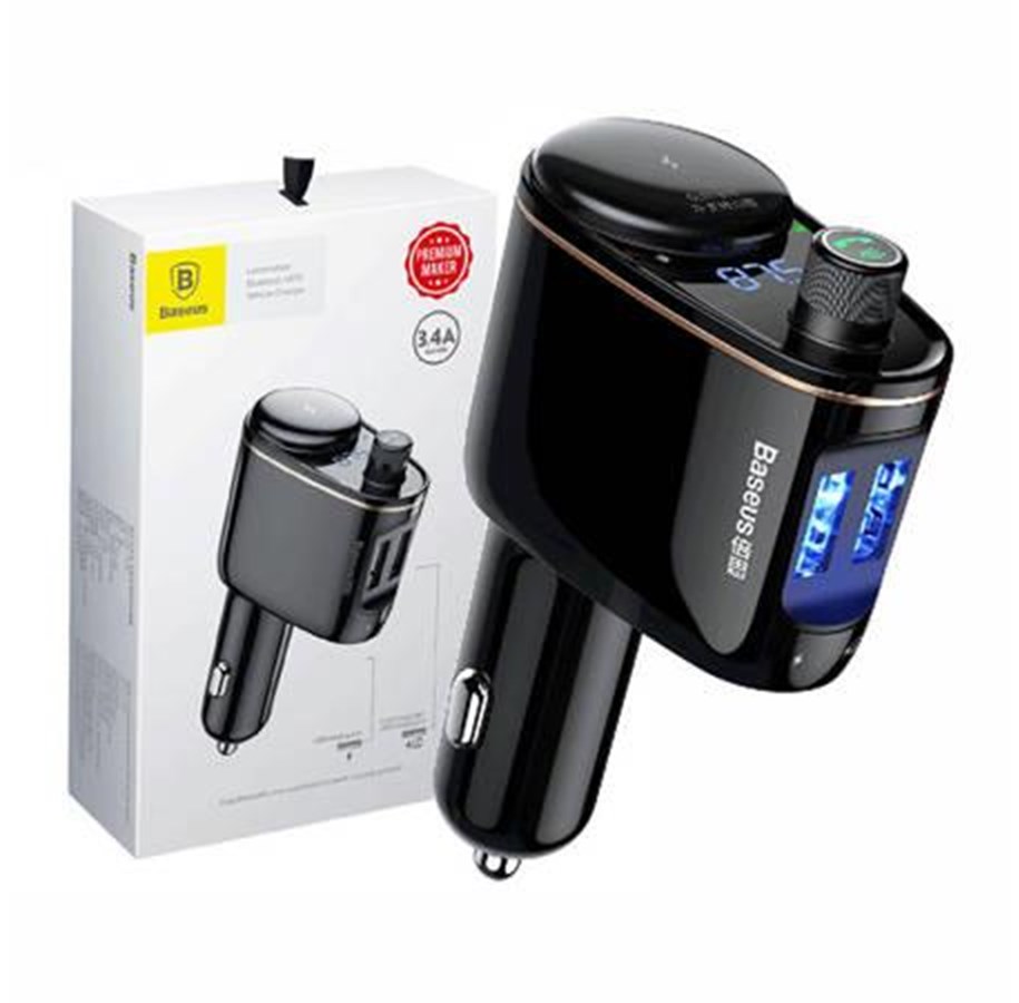 Handys - Adapter und Ladegeräte - Baseus Car Bluetooth MP3 Player  S-06Black OS - CCHC000001