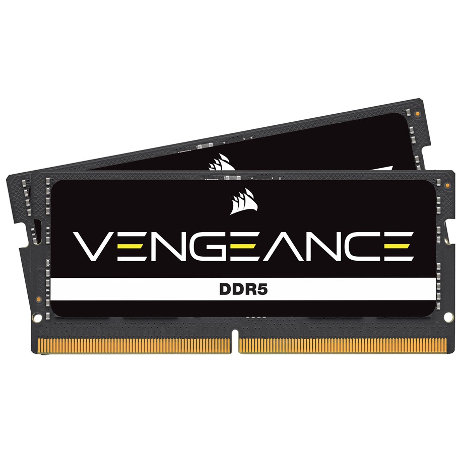 RAM - Corsair Vengeance SODIMM DDR5-5600 - 32GB - CL48 - Dual Channel (2 pcs) - Intel XMP - Schwarz - CMSX32GX5M2A5600C48