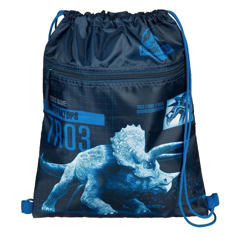 Schul-Zubehör - Jurassic World Gym Bag with Front Pocket Triceratops - JURP7240