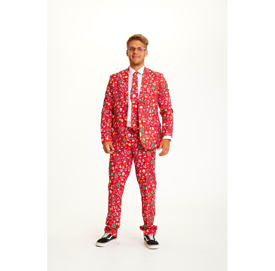 Weihnachtspullover - Jule-Sweaters - The Red Christmas Suit - S - 5740009916128