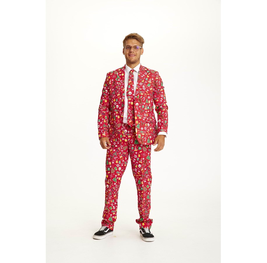 Weihnachtspullover - Jule-Sweaters - The Red Christmas Suit - 2XL - 5740009916166