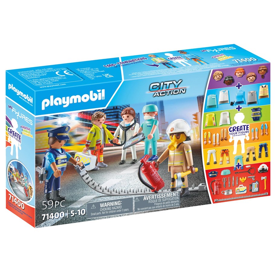 Figuren - Playmobil My Figures: Rescue - 71400
